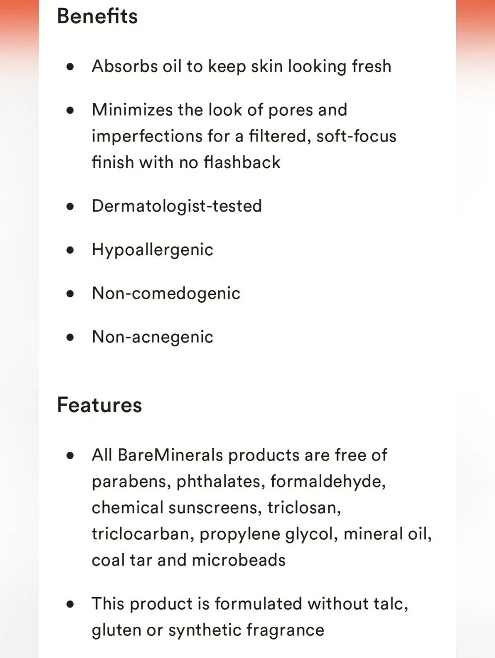 BareMinerals Original Mineral Veil Talc-Free Loose Setting Powder